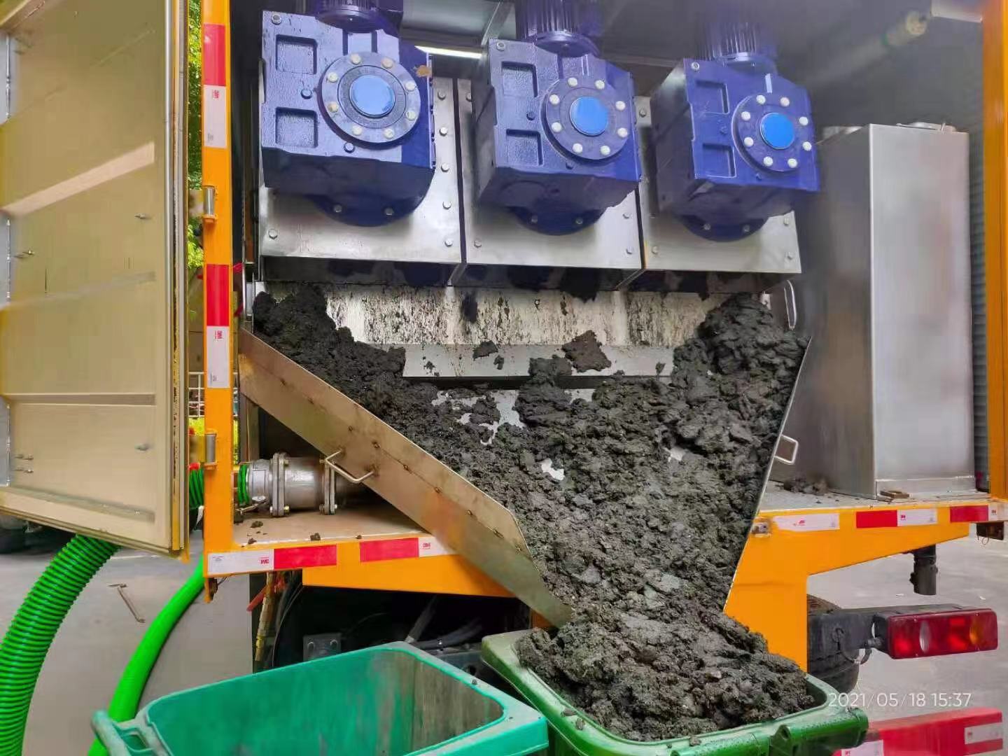 清水化粪池清掏城市维护站-泥浆净化干湿分离处理